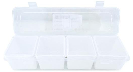 Storage Organiser with 4 Removable Boxes 230x60x65mm