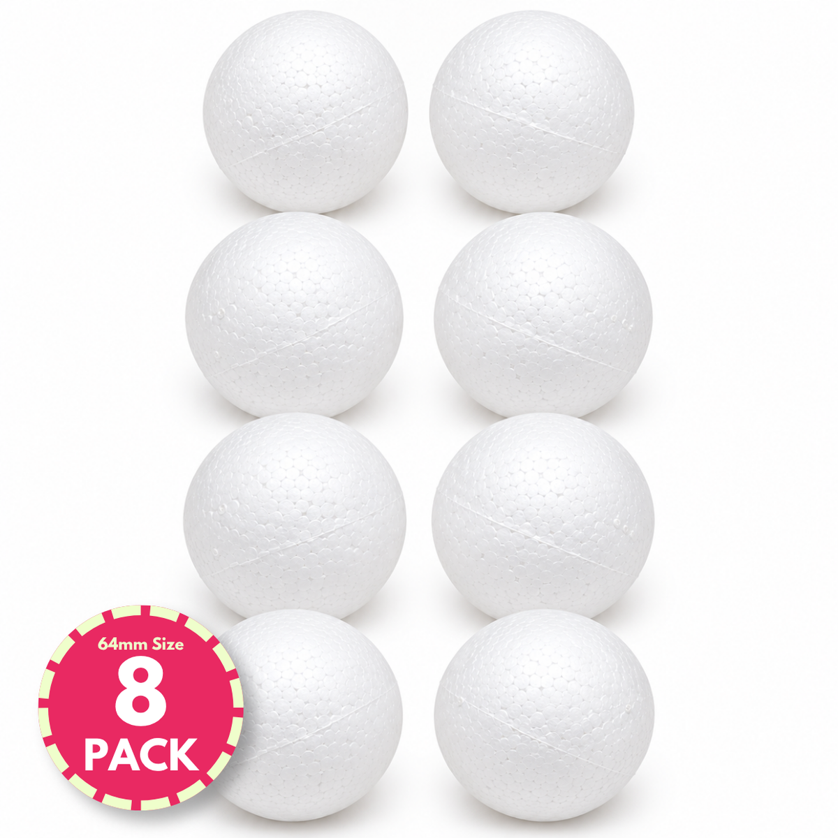 6.4cm Poly Foam Balls