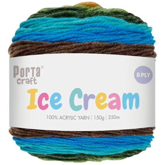 Ice Cream Yarn 150g 8ply - Castle