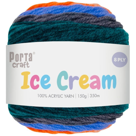 Ice Cream Yarn 150g 8ply - Garden View