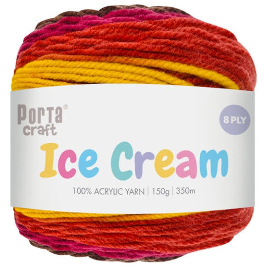 Ice Cream Yarn 150g 8ply - Outback