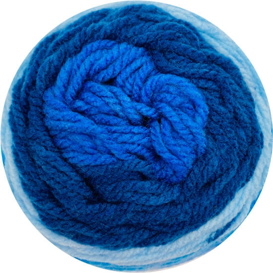 Ice Cream Yarn 150g 8ply - Royal Blue Swirl