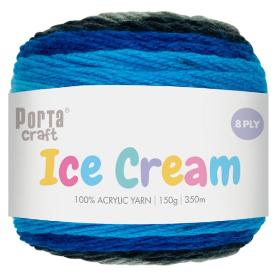 Ice Cream Yarn 150g 8ply - Ultra Marine