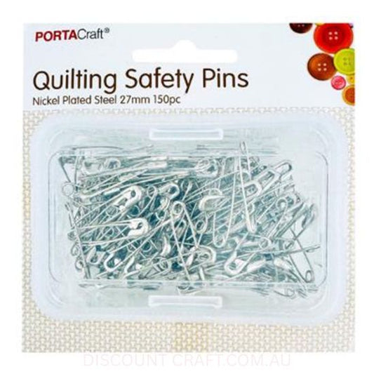 Quilting Safety Pins 27mm 150pk