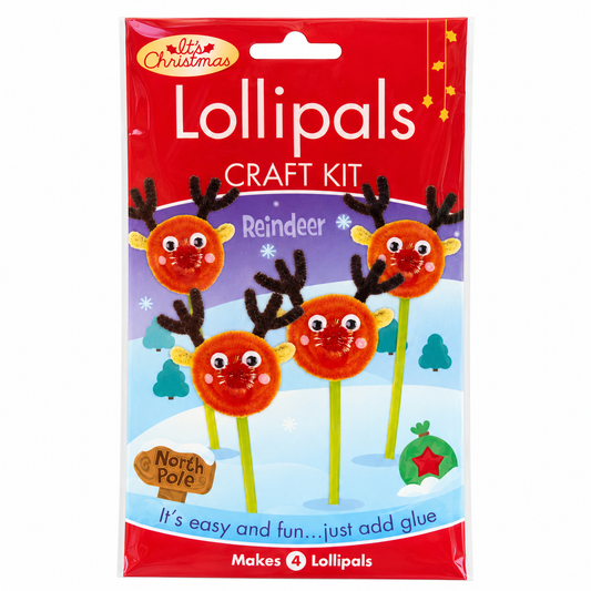 DIY Lollipals Christmas Craft Kit – Reindeer