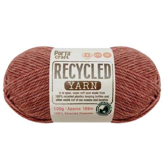 Recycled Yarn 100g 8ply - Cameo Melange