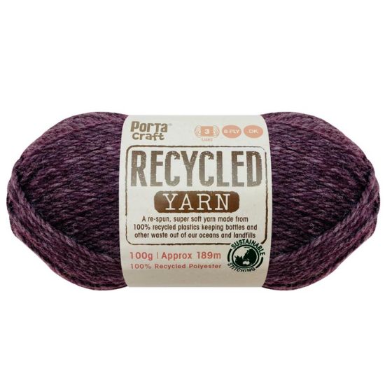 Recycled Yarn 100g 8ply - Elegant Melange