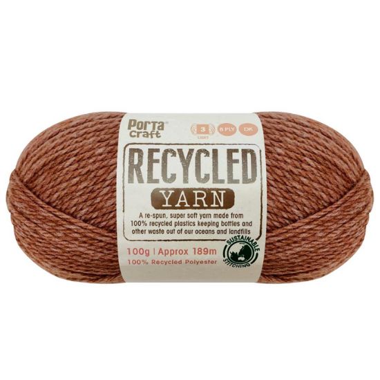 Recycled Yarn 100g 8ply - Tamarind Melange