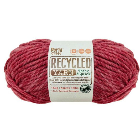 Recycled Yarn 150g 12ply - Cherry Melange