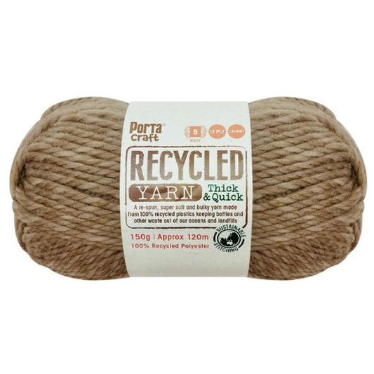 Recycled Yarn 150g 12ply - Cinnamon Melange