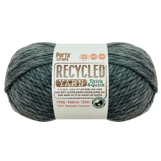 Recycled Yarn 150g 12ply - Granite Melange