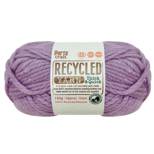 Recycled Yarn 150g 12ply - Lilac Melange