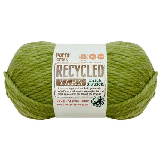 Recycled Yarn 150g 12ply - Matcha Melange