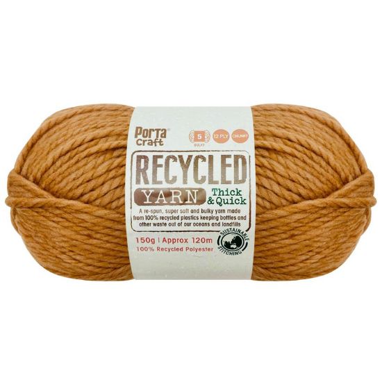 Recycled Yarn 150g 12ply - Mustard Melange