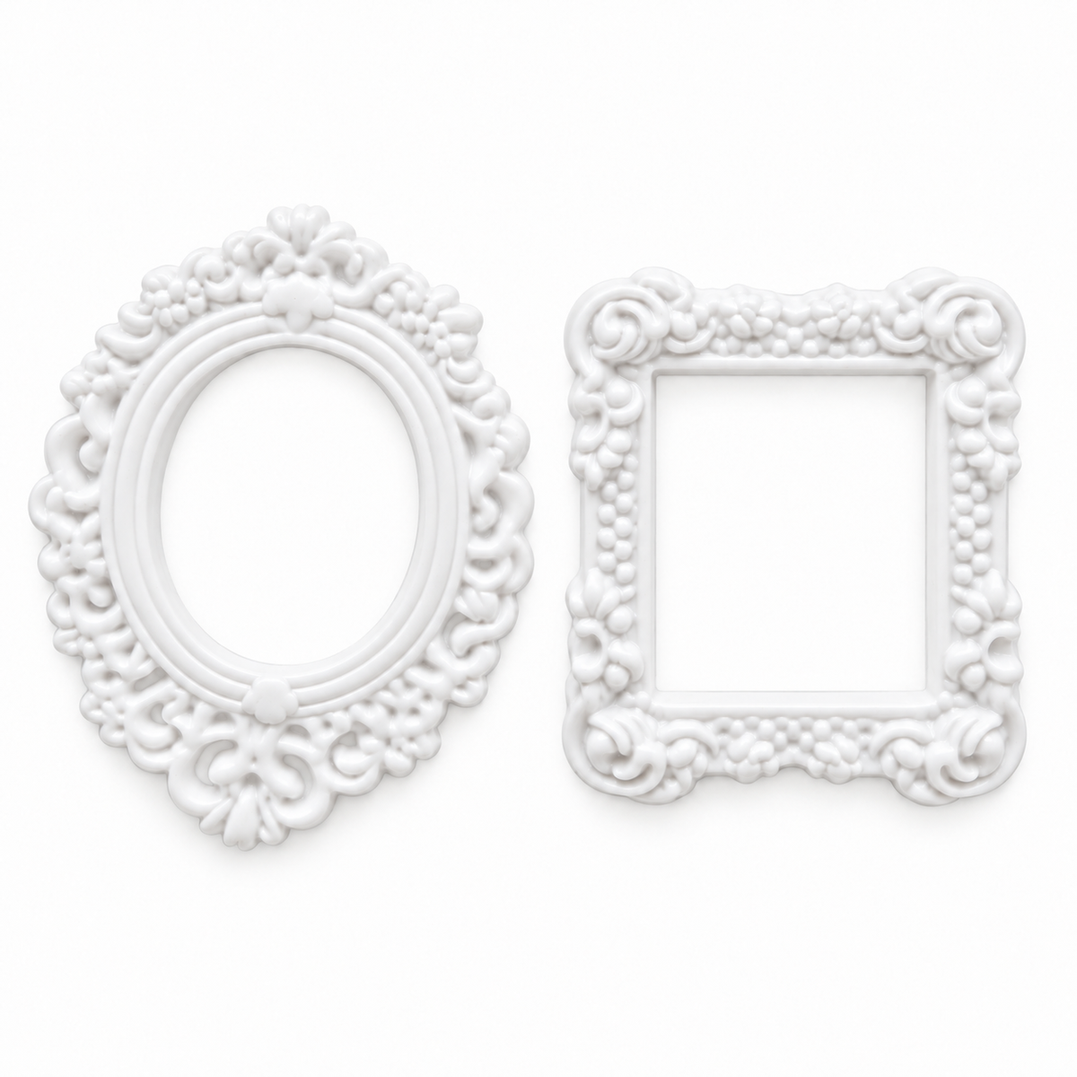 Resin Frames 2pk - White