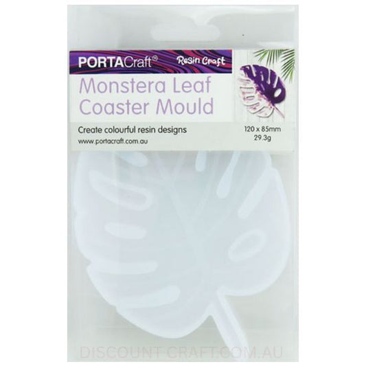 Resin Silicon Mould - Monstera Leaf Coaster 120x85mm