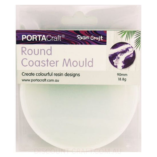 Resin Silicon Mould Round - Coaster 90mm