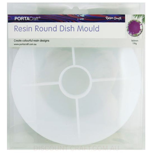 Resin Silicon Mould - Round Dish 160mm