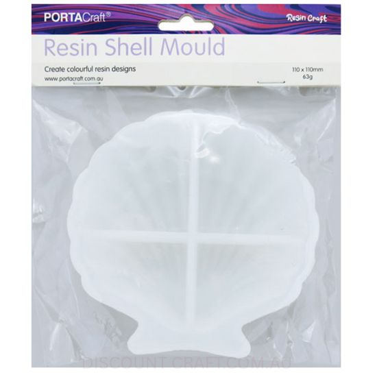 Resin Silicon Mould - Shell 110x110mm