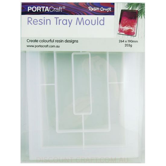 Resin Silicon Mould Tray - Rectangle 264x190mm