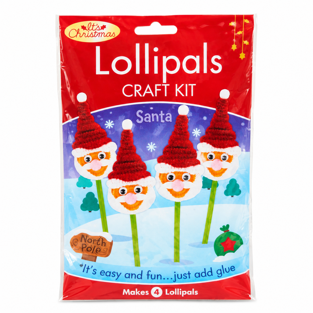 DIY Lollipals Christmas Craft Kit – Santa