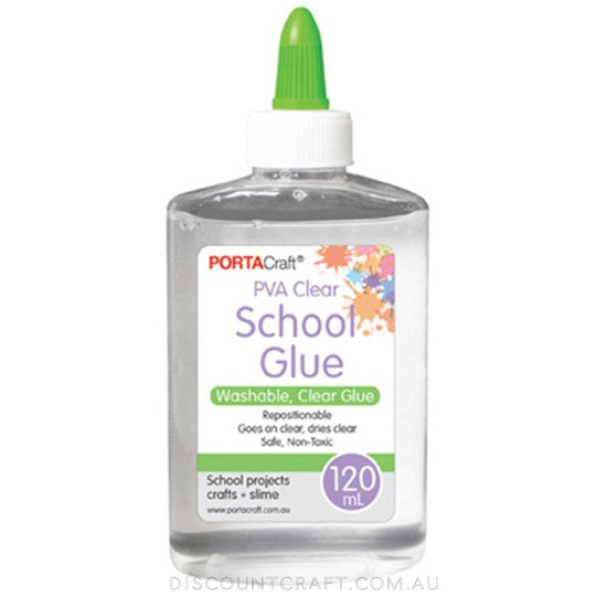 Clear PVA School Glue 120ml