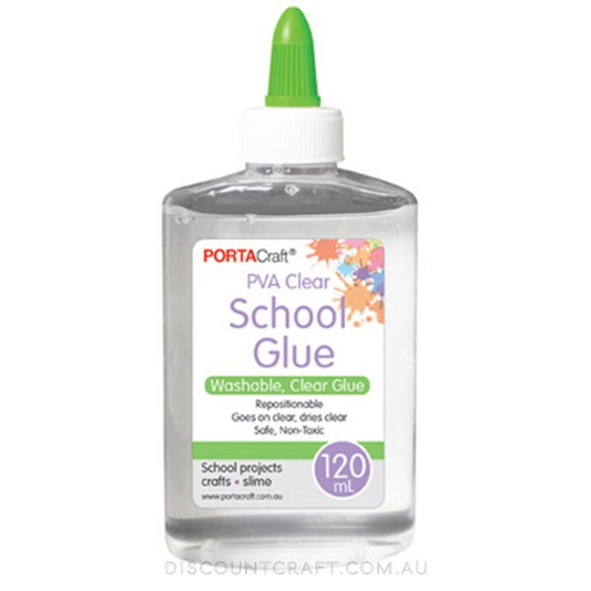 Clear PVA School Glue 120ml