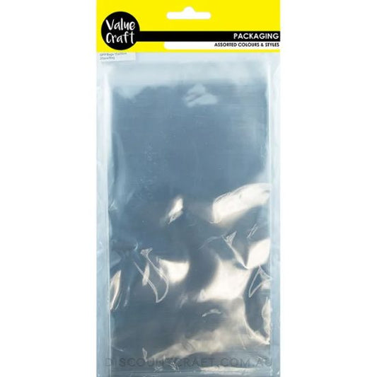 Sealable Clear Bags 15cm x 30cm 20pk