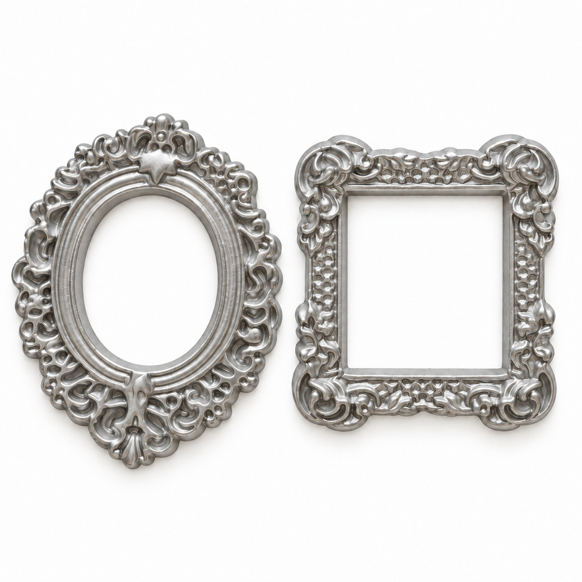 Resin Frames 2pk - Silver