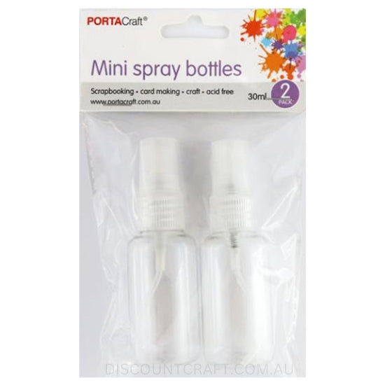 Mini Spray Bottles 30ml 2pk - Discount Craft