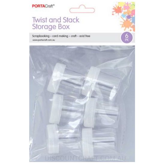 Mini Storage Jar 30 x 40mm 6pk