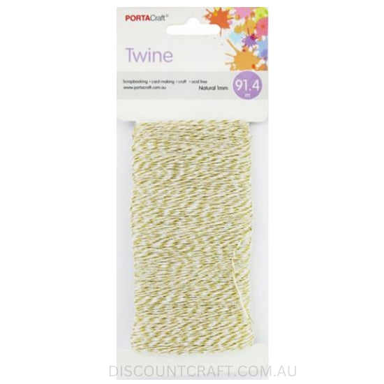 Bakers Style Twine 1mm 91.4m - Natural Coloured