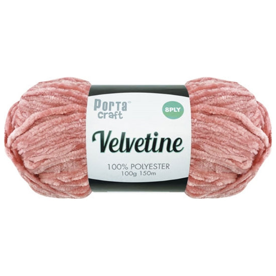 Velvetine Yarn 8ply 100g - Dusty Pink