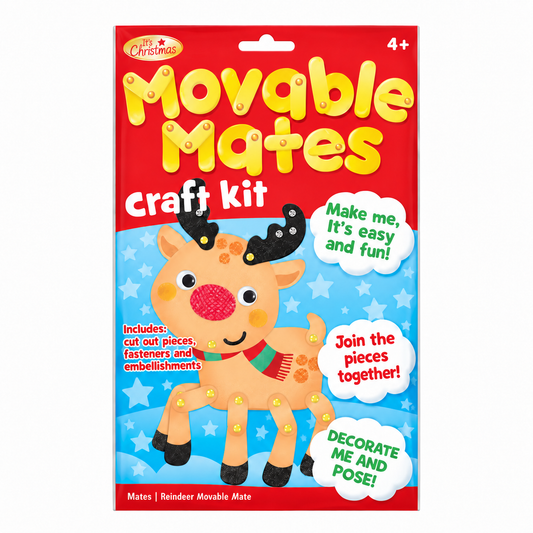 Make Your Own Movable Reindeer Craft Kit