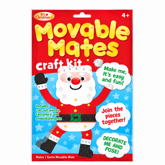 Make Your Own Movable Santa Craft Kit