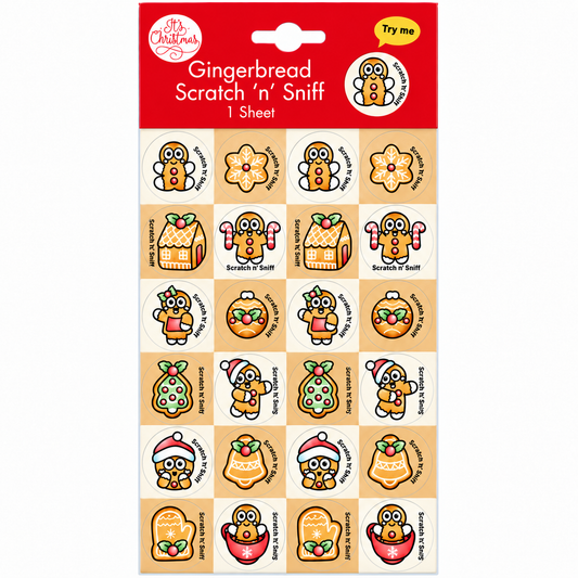 Smelly Stickers Gingerbread scent