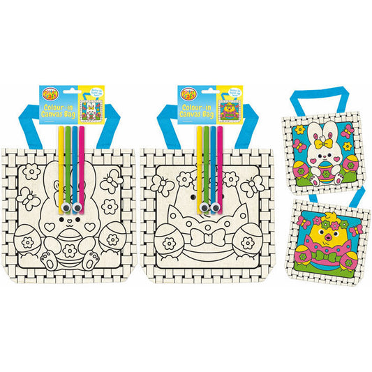 Easter Colour In Canvas Bag Craft Kit