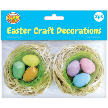 Nests with Easter Eggs - 2 Pack
