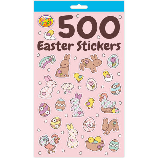 Easter Sticker Pad with 500 Stickers