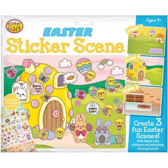 Easter Reusable Sticker Scene Activity Kit