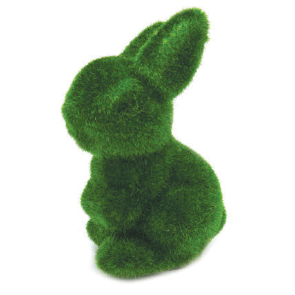 Grass Look Sitting Easter Bunny Decoration 10cm