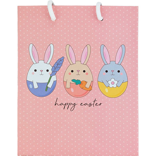 Easter Gift Bag with Easter Bunny Egg Design