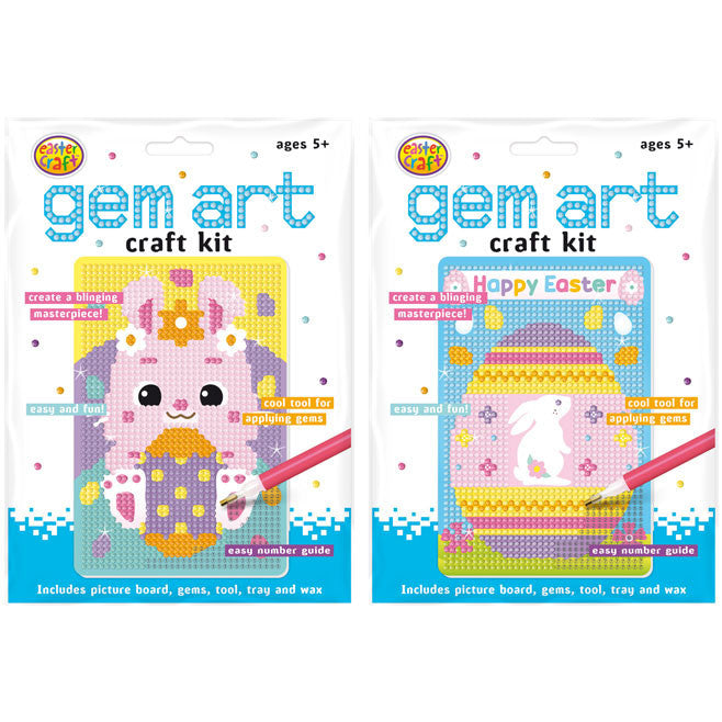 Easter Gem Art Picture Craft Kit