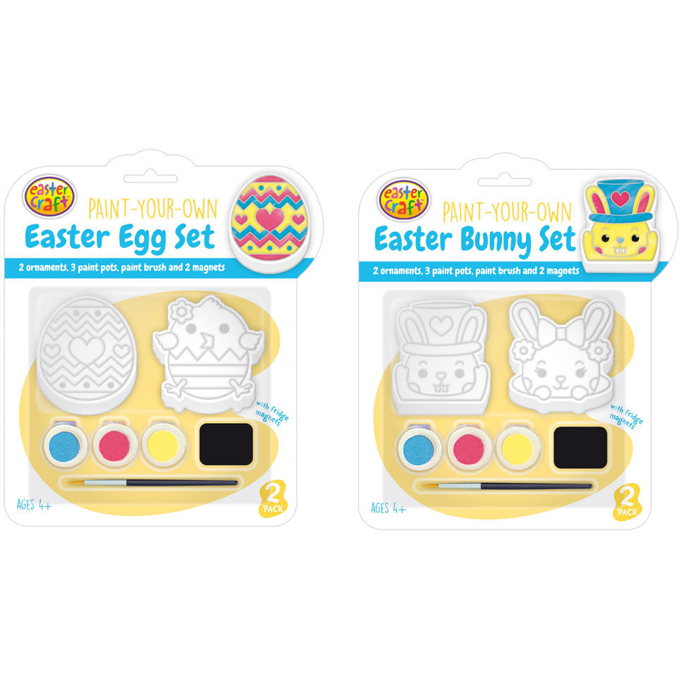 Easter Mini Ornament Painting Kit with Magnets