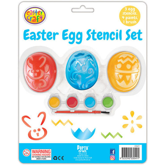 Easter Egg Stencil Painting Kit