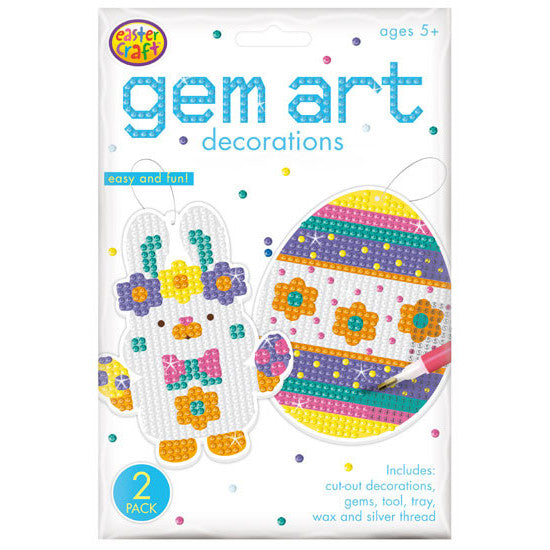 Easter Gem Art Hanging Decorations Kit