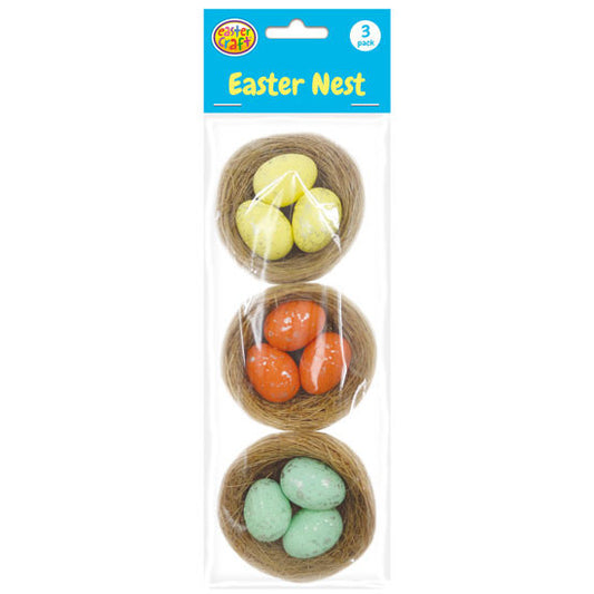 Nests with Easter Eggs - 3 Pack