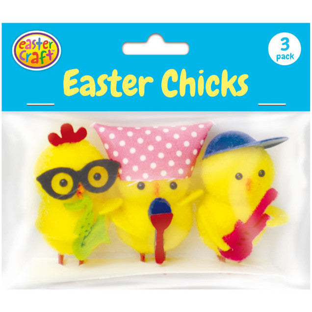Yellow Easter Band Chicks - 3 Pack