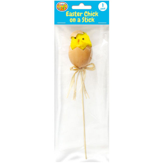 Hatchling Chick Pick Brown Shell 7cm Egg