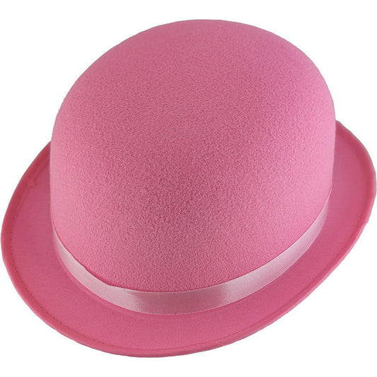 Easter Felt Bowler Hat 26cm - Pink